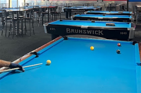 Solid and stripes billiards