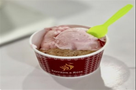 Saffron & Rose Ice Cream